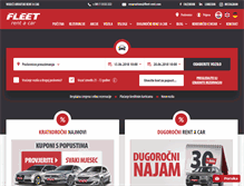 Tablet Screenshot of fleet-rent.com